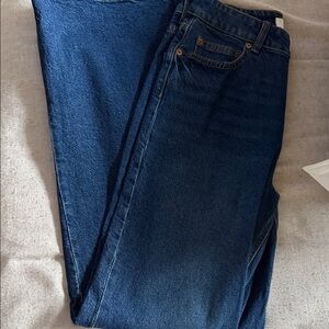H&M Women's Dark Blue Boot Cut Jeans